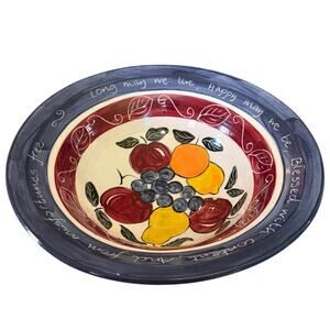 Newton Street Pottery Large Oversized Fruit Or Serving Bowl